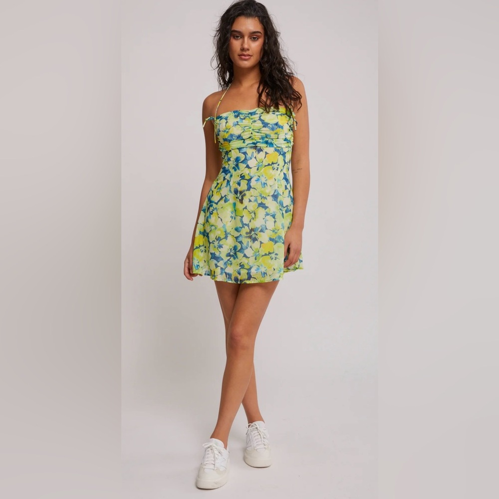 Charlie Holiday/Anthropologie Abigail Floral Mini Dress